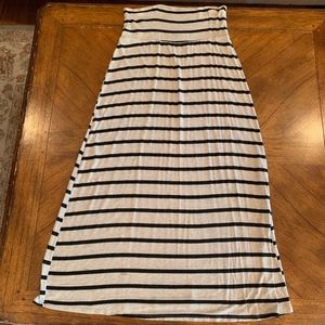 Striped Maxi Skirt